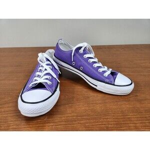 Converse Chuck Taylor All Star Low Electric Purple Shoes 137837F Men 5 Women 7